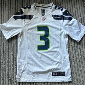 Russell Wilson Men's Seahawks Limited Jersey Road White